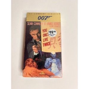 James Bond You Only Live Twice (VHS, 1988) Connery Classics NEW